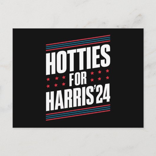 Hotties für Kamala Harris 2024 Postkarte (Vorderseite)