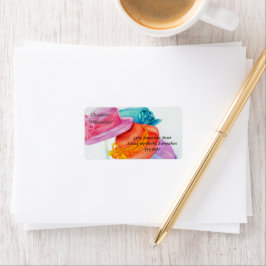 HOTTY HATS ADRESSE ADRESSAUFKLEBER