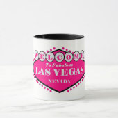 Hotty Pink Las Vegas Logo Tasse (Zentrum)