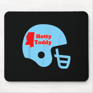Hotty Toddy Footballhelm mit Miss State Umriss Mousepad