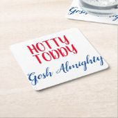 Hotty Toddy Napkins Rechteckiger Pappuntersetzer (angewinkelt)