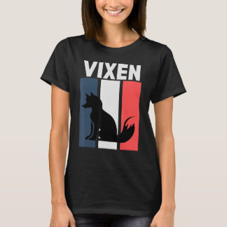 Hotwife Bekleidung für Frauen Stag Vixen Kuckold E T-Shirt