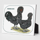 Houdan Chickens Fotoplatte (Seite)