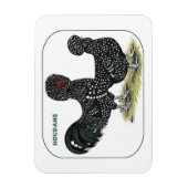 Houdan Chickens Magnet (Vertikal)