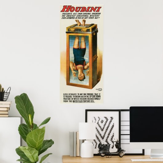 Houdini Advertising Poster , 1913 (Heimbüro)