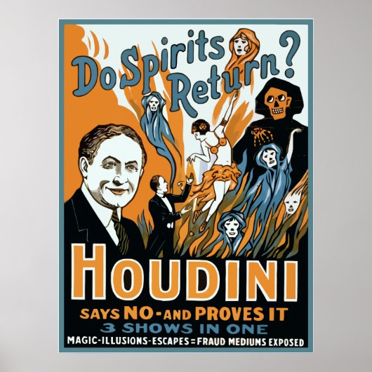 Houdini Do Spirits Return Poster (Vorne)