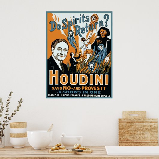 Houdini Do Spirits Return Poster (Küche)