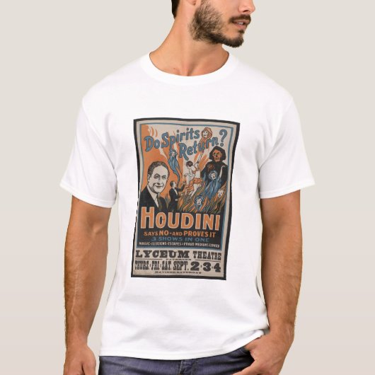 Houdini-Geister T-Shirt (Vorderseite)