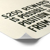 Houdini ~ Illusionist Vintag Escape Artist Poster (Ecke)