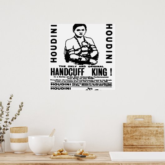 Houdini im Palasttheater Poster (Küche)