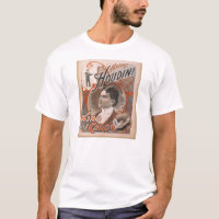 Houdini klassischer Plakat-T - Shirt