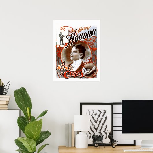 Houdini - König der Karten Poster (Heimbüro)