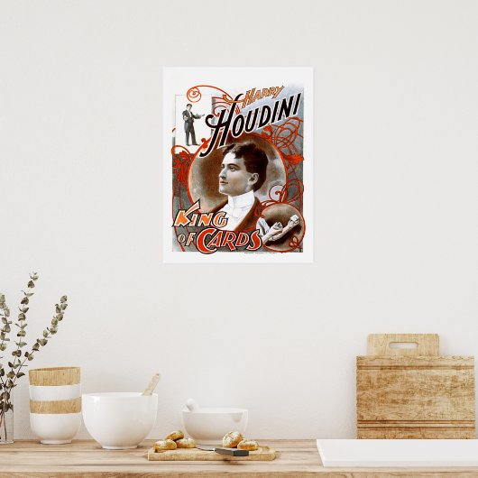 Houdini - König der Karten Poster (Küche)