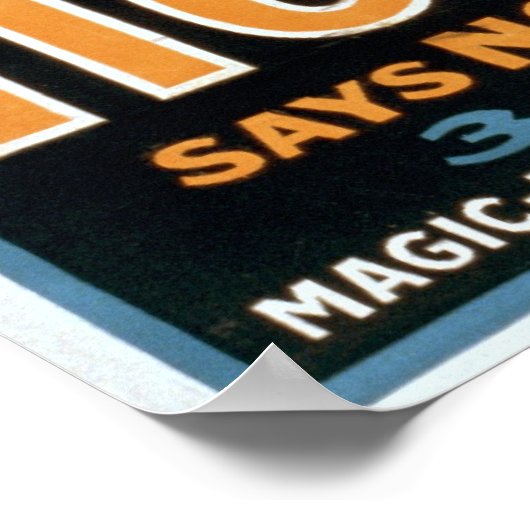 Houdini Magician Poster (Ecke)