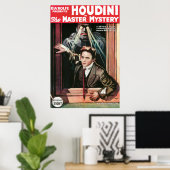 Houdini, The Mastery Mystery Vintage Poster 1919 (Heimbüro)