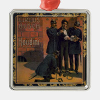 Houdini und der Circus, Vintage Illustration,