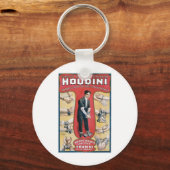Houdini ~ Vintag Handcuff Escape Artist Schlüsselanhänger (Vorderseite)