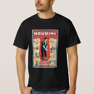 Houdini ~ Vintag Handcuff Escape Artist T-Shirt