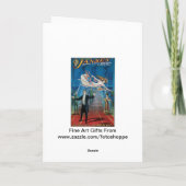 Houdini ~ Vintage Handcuff Escape Artist Karte (Rückseite)