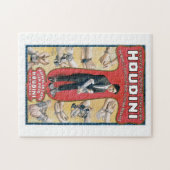 Houdini ~ Vintage Handschellen-Entfesselung Puzzle (Horizontal)