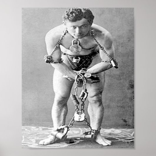 Houdini Vintage Poster (Vorne)
