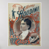 Houdini ~ Vintager Zauberkönig Poster (Vorne)