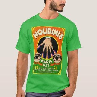 Houdinis Magic Kit 70er Retro Book T-Shirt