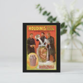 Houdinis Todesmutiges Geheimnis, 1908 Poster Postkarte (Stehend Vorderseite)