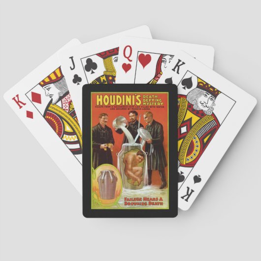 Houdinis Todesmutiges Geheimnis Spielkarten (Rückseite)