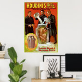 Houdinis todfeindliches Mysterium Poster (Heimbüro)