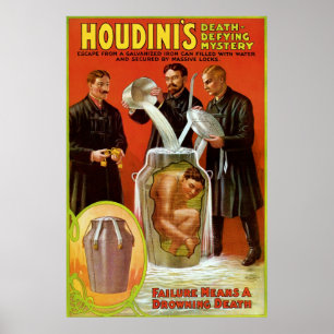 Houdinis todfeindliches Mysterium Poster