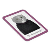 HOUEKEEPER CAT 3x4 Flexible Magnet + Text (Rechte Seite)