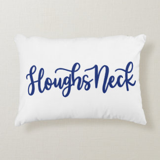 Houghs Neck Dainty Scripts Pillow Dekokissen