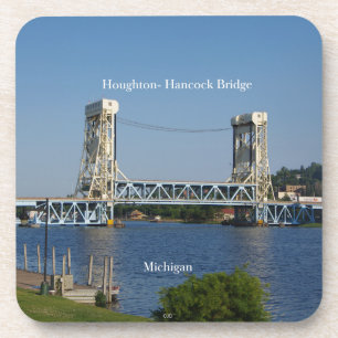 Houghthon Hancock Bridge Set mit 6 Untersetzer aus