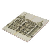 Houghton Hall: Querschnitt des Halls und des Fliese (Seite)