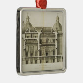 Houghton Hall: Querschnitt des Halls und des Silbernes Ornament (Rechts)