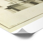 Houghton Hall: Querschnitt durch den Saal und den  Poster (Ecke)