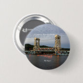 Houghton Hancock Bridge Dusk-Taste Button (Vorne & Hinten)