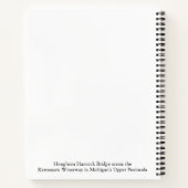 Houghton Hancock Bridge Notebook Notizblock (Rückseite)