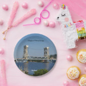 Houghton Hancock Bridge Papierplatte Pappteller (Party)