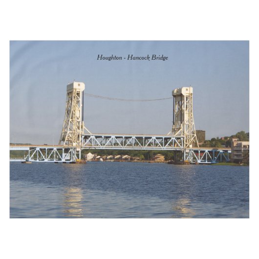 Houghton Hancock Bridge Tischtuch Tischdecke (Vorderseite (Horizontal))