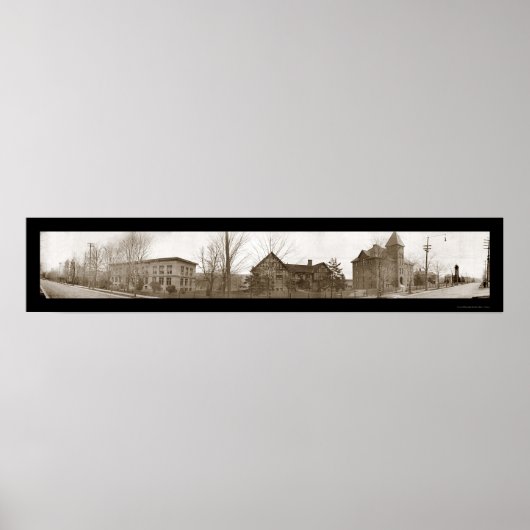 Houghton MI Uni Foto 1910 Poster (Vorne)