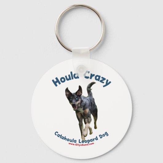 Houla Dog Crazy Schlüsselanhänger (Vorderseite)