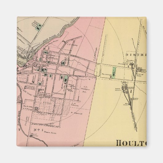 Houlton, Aroostook Co Magnet (Vorne)