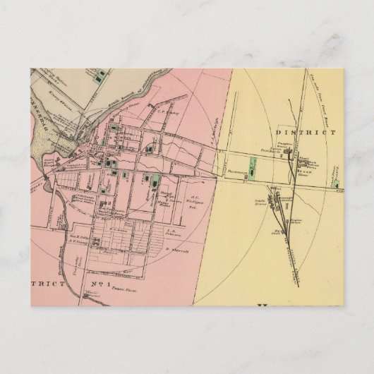 Houlton, Aroostook Co Postkarte (Vorderseite)