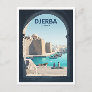 Houmt Souk Tunesien Postkarte