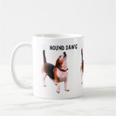 Hound Dawg Beagle Funny Dog Kaffeetasse (Links)