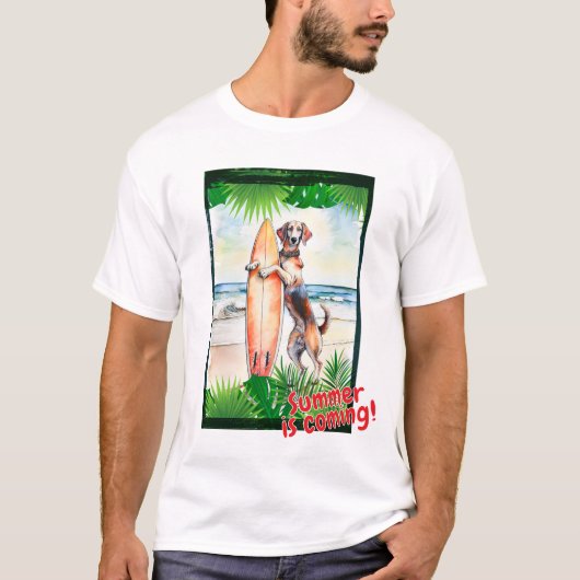 Hound "Der Sommer kommt!" T-Shirt (Vorderseite)