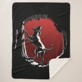Hound Dog Art Blanket Jagd Hund Sherpa Blanket Sherpadecke (Vorderseite)