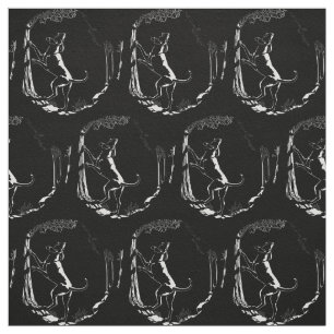 Hound Dog Art Fabric Fabric Hundemuster Stoff